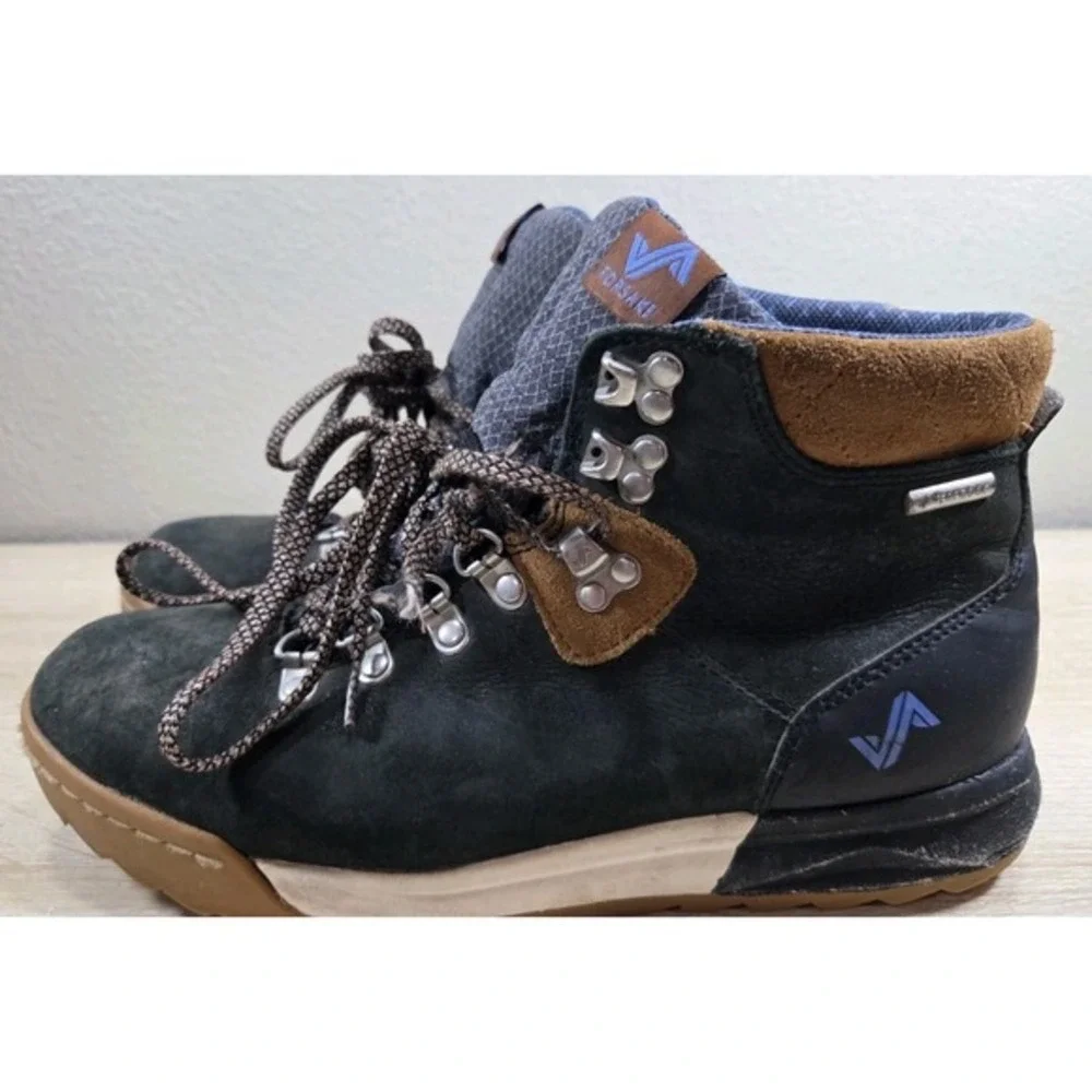 Forsake Patch Waterproof Hiking Boots Women's 8 Black‎ Brown Leather
